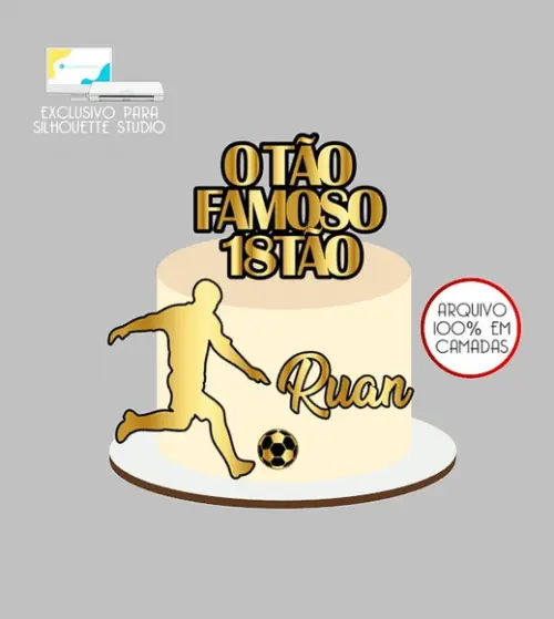 2040 - Arquivo Topo de Bolo o Tão Famoso 18tão