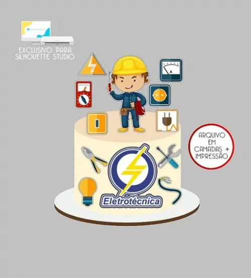 2185 - Arquivo Topo de Bolo Técnico em Eletrotécnica