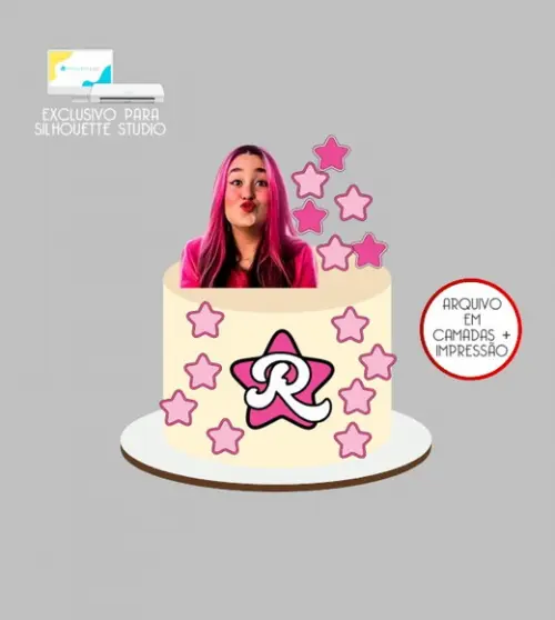 2349 - Arquivo Topo de Bolo Emilly Vick dos Rosa