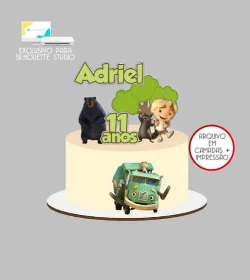 2393 - Arquivo Topo de Bolo Zé Coleta