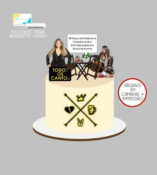 2419 - Arquivo Topo de Bolo Marília Mendonça