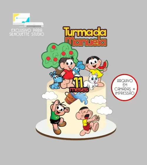 2543 - Arquivo Topo de Bolo a Turma da Mônica