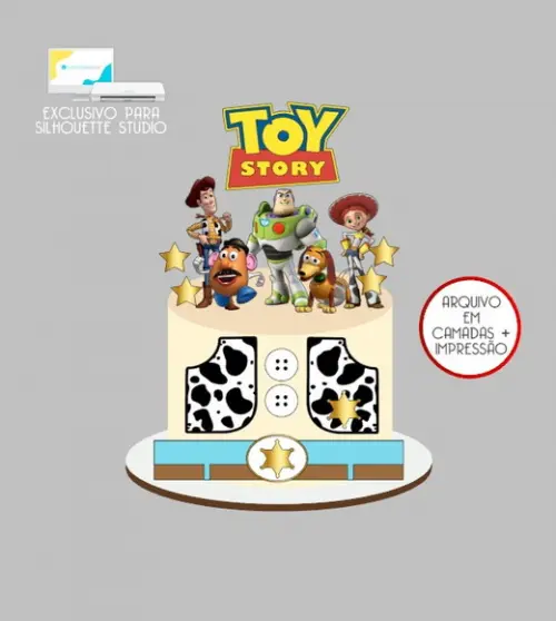 2559 - Arquivo Topo de Bolo Toy Story