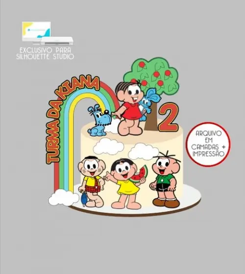 2686 - Arquivo Topo de Bolo a Turma da Mônica