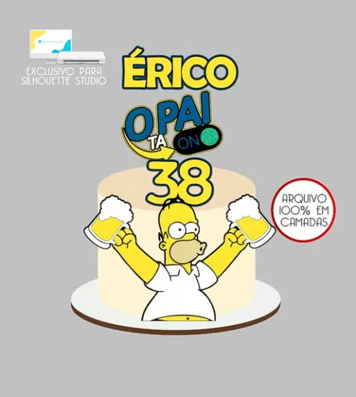 294 - Arquivo Topo de Bolo o Pai Ta On Homer Simpson