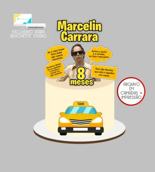 3112 - Arquivo Topo de Bolo Agostinho Carrara