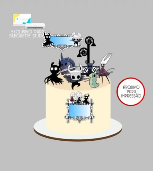 3161 - Arquivo Topo de Bolo Hollow Knight