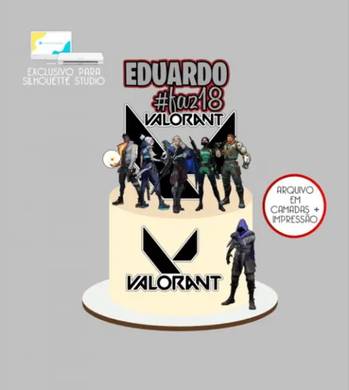 3580 - Arquivo Topo de Bolo Valorant