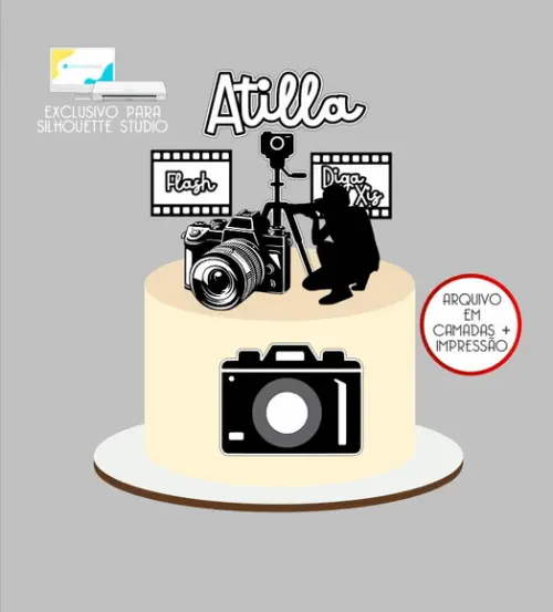 4040 - Arquivo Topo de Bolo Fotógrafo Fotografia
