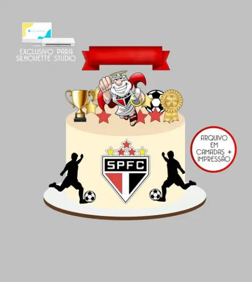 4061 - Arquivo Topo de Bolo São Paulo Mascote