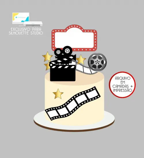 4161 - Arquivo Topo de Bolo Cinema Filme