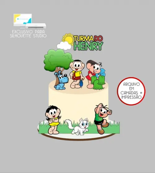 4210 - Arquivo Topo de Bolo a Turma da Mônica