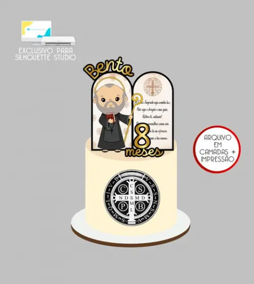 4239 - Arquivo Topo de Bolo São Bento