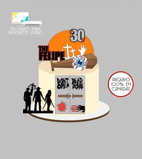 453 - Arquivo Topo de Bolo The Walking Dead