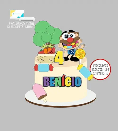 696 - Arquivo Topo de Bolo José Comilão