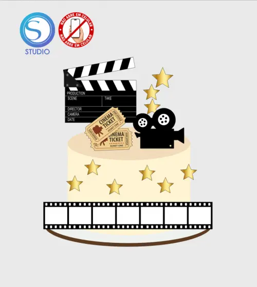 4287 - Arquivo Topo de Bolo Cinema Filme