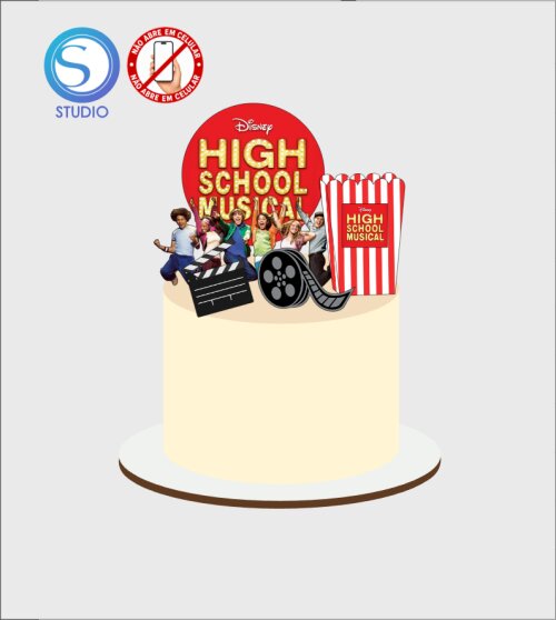 4502 - Arquivo Topo de Bolo High School Musical