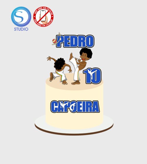 4631 - Arquivo Topo de Bolo Capoeira