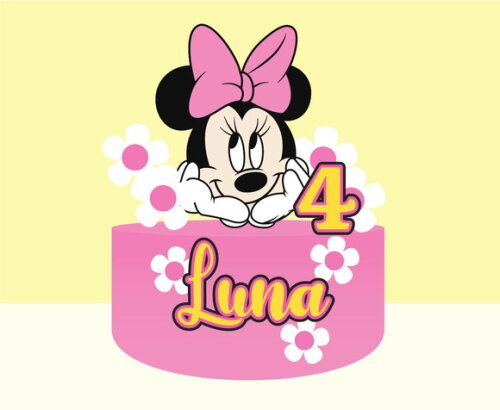 Kit Personalizado Minnie Rosa