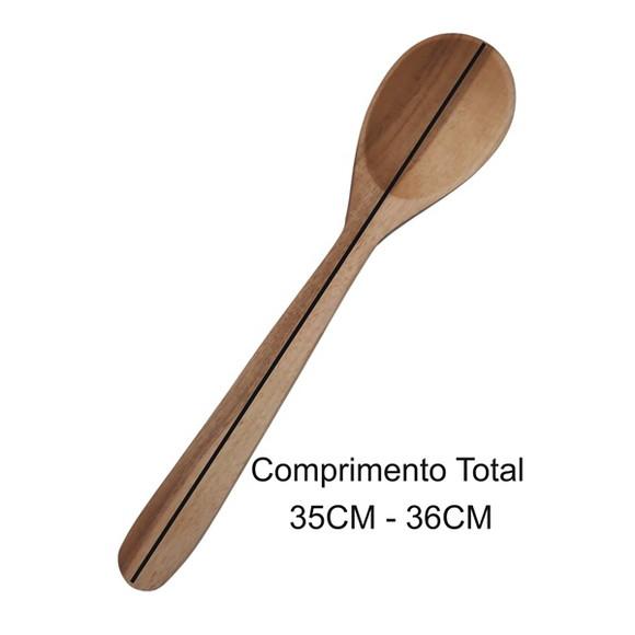 Colher de Pau 36cm Gravada Laser Personalizada