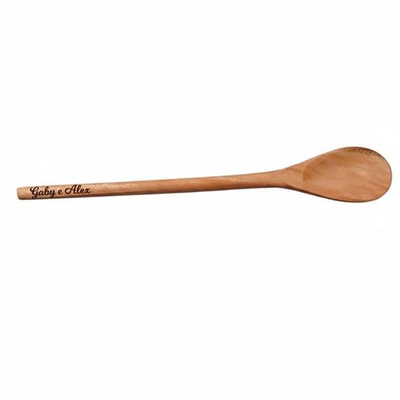 Colher Gravada a Laser Personalizada 26cm Lembrancinha