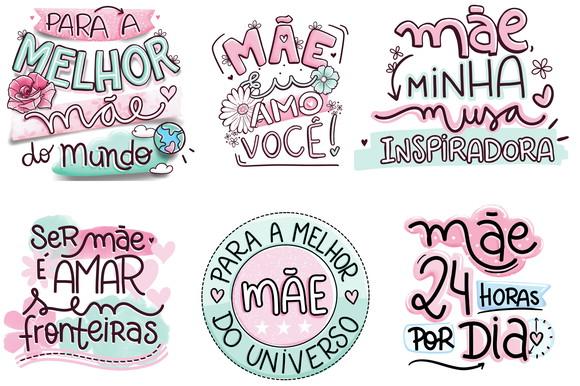 Kit 6 Panos Estampados Presente de Dia das Mães