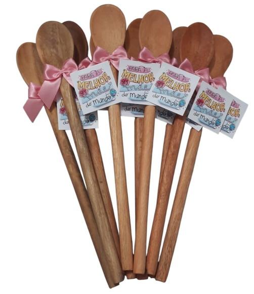 Lembrancinha Dia das Mães Colher Personalizada Empresa