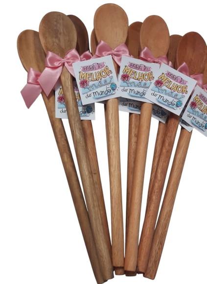 Lembrancinha Dia das Mães Colher Personalizada Empresa