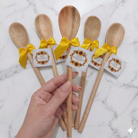 Lembrancinha Girassol Amarelo Chá de Cozinha