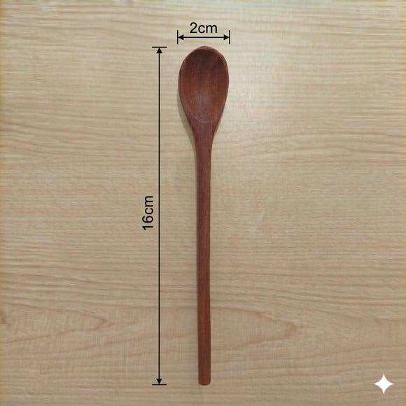 Mini Colher de Pau 16cm para Lembrancinha Chá de Cozinha