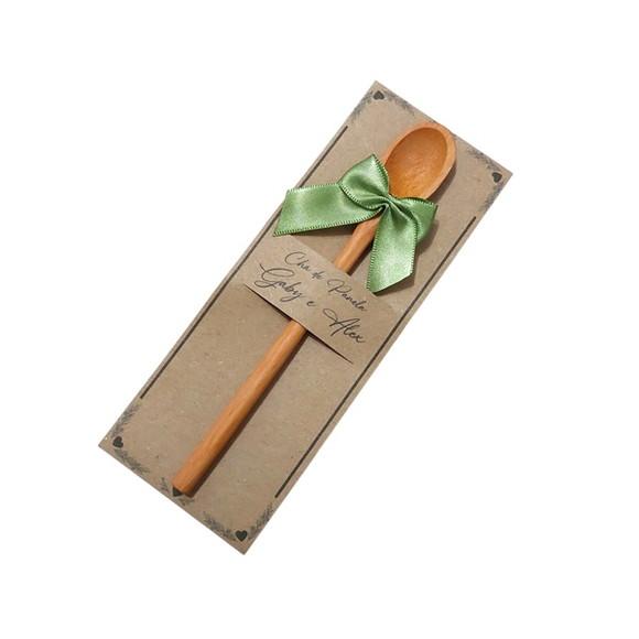 Mini Colher Lembrancinha Casamento Boho Personalizada