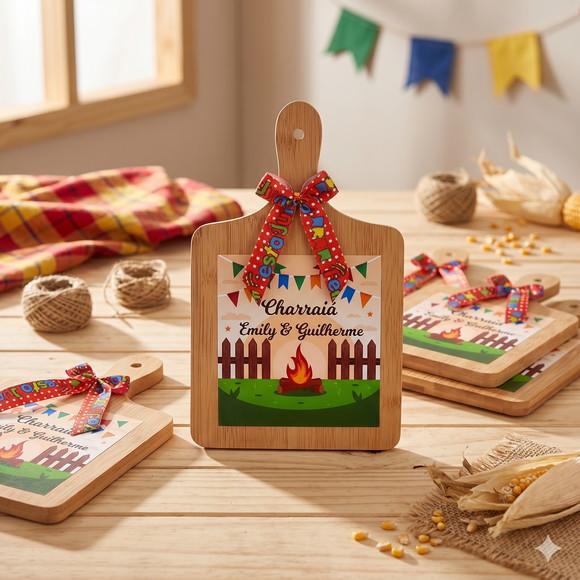 Tábua Lembrancinha Festa Junina Personalizada 29cm