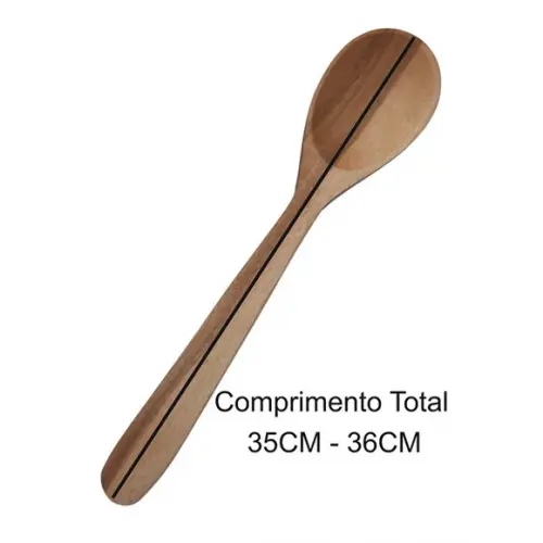 Colher de Pau 36cm Gravada Laser Personalizada