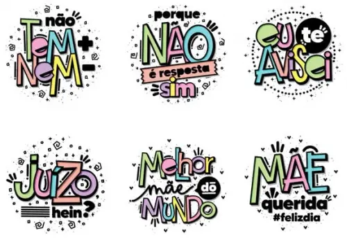 Kit 6 Panos Estampados Frases Que Toda Mãe Fala