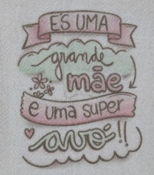 Kit 6 Panos de Prato Dia das Mães Presente Útil