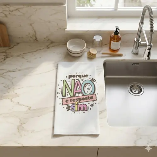 Kit 6 Panos Estampados Frases Que Toda Mãe Fala