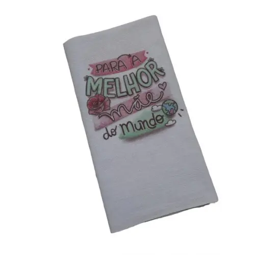 Kit 6 Panos Estampados Presente de Dia das Mães com Frases