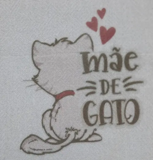 Kit 6 Panos Mãe Gato Presente Dia das Mães Mãe de Pet