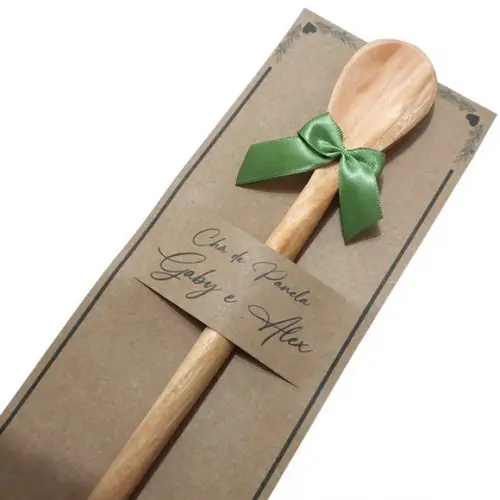 Lembrancinha Casamento Boho Colher 26cm Personalizada