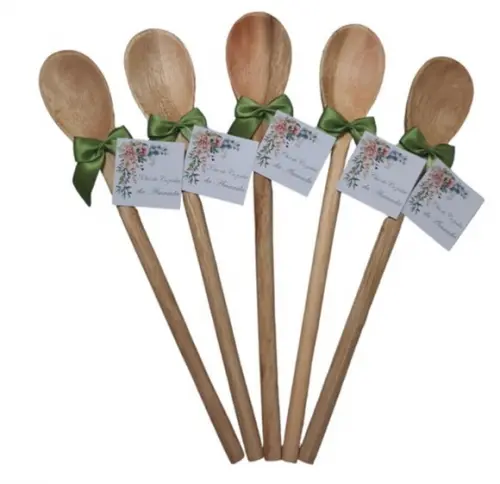 Lembrancinha Colher 26cm Chá de Cozinha Personalizada