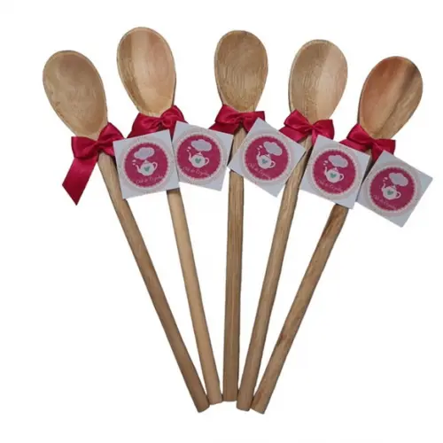 Lembrancinha Rosa Pink Chá de Cozinha Colher de Pau