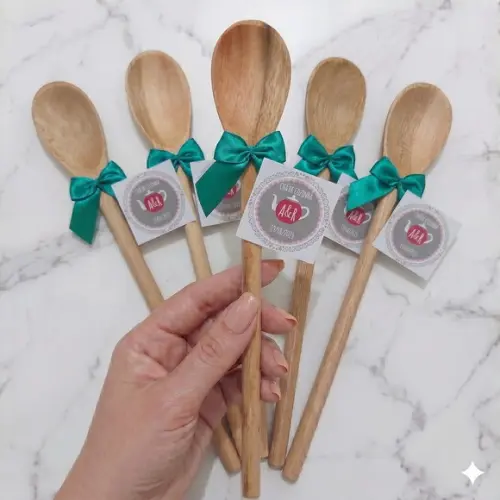 Lembrancinha Verde Jade Menta Água Chá de Panela