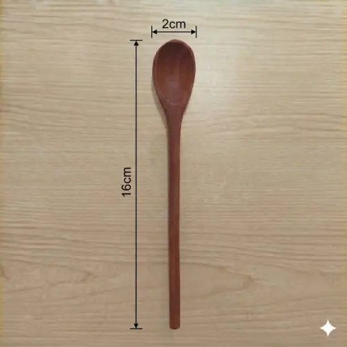 Mini Colher de Pau 16cm para Lembrancinha Chá de Cozinha