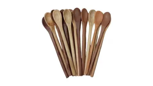 Mini Colher de Pau 16cm para Lembrancinha Chá de Cozinha