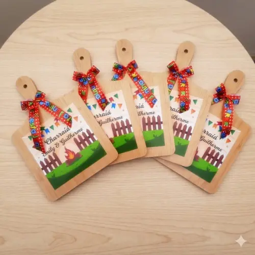 Tábua Lembrancinha Festa Junina Personalizada 29cm