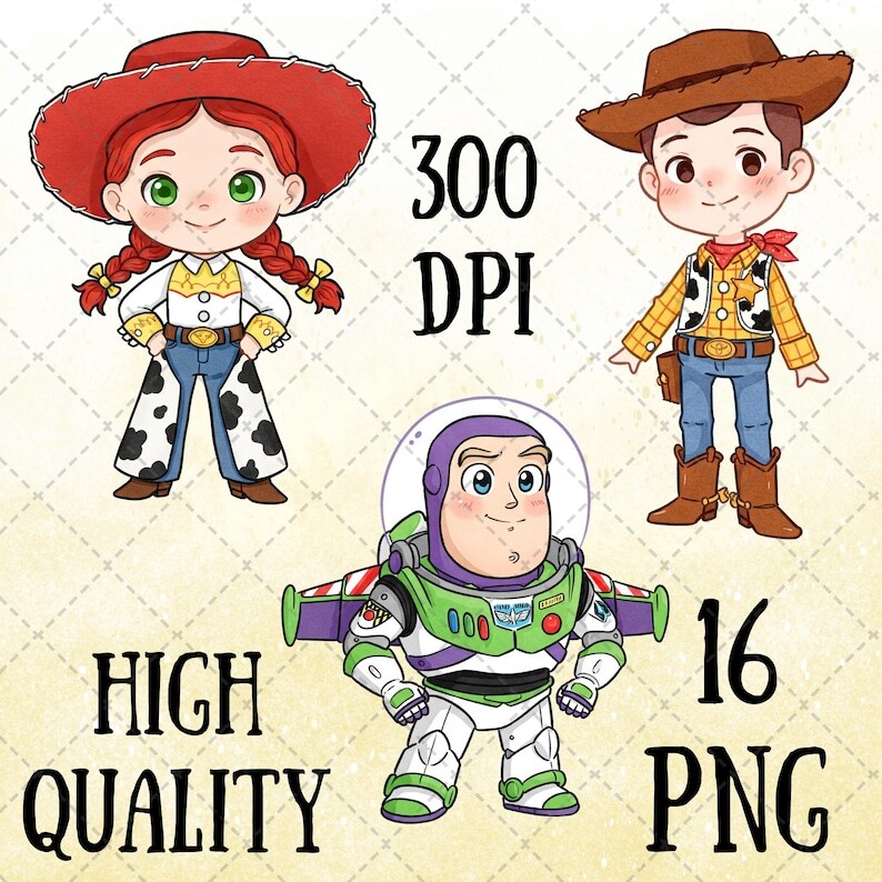 Kit Digital Toy Story Aquarela