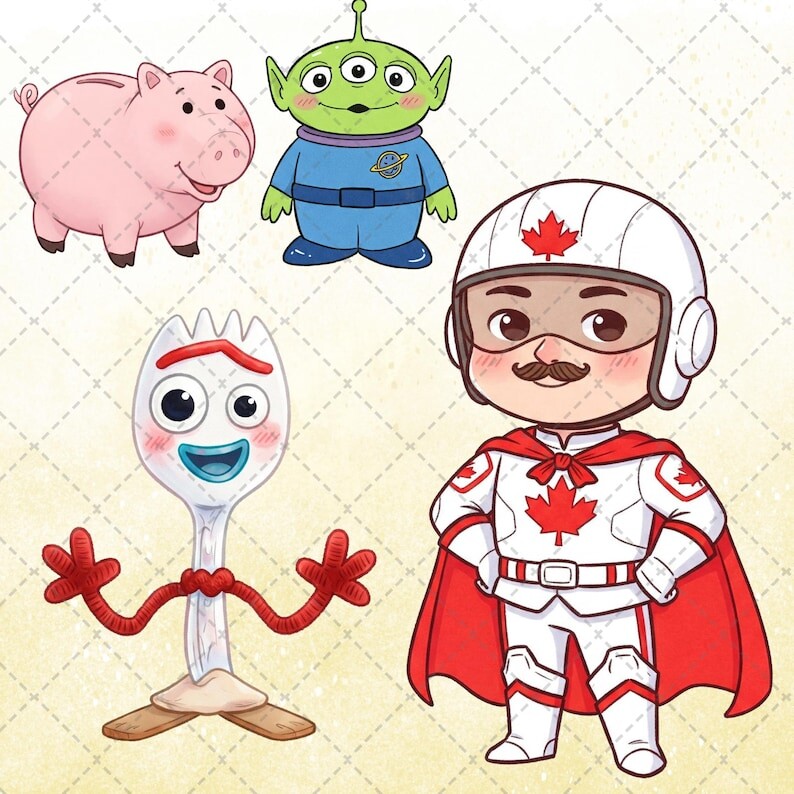 Kit Digital Toy Story Aquarela