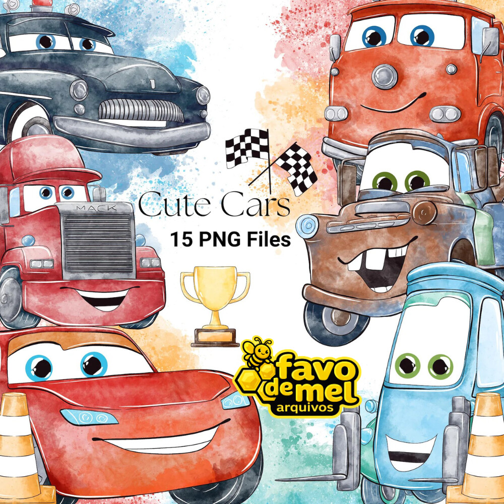 KIT DIGITAL CARROS DISNEY