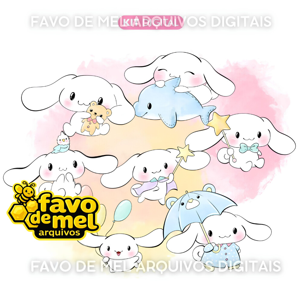 KIT DIGITAL CINNAMOROLL HELLO KITTY