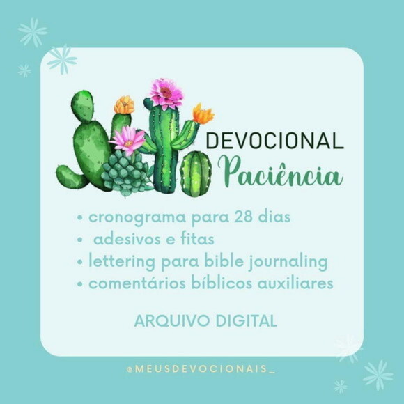 (digital) - Devocional Criativo Paciência - Bible Journaling